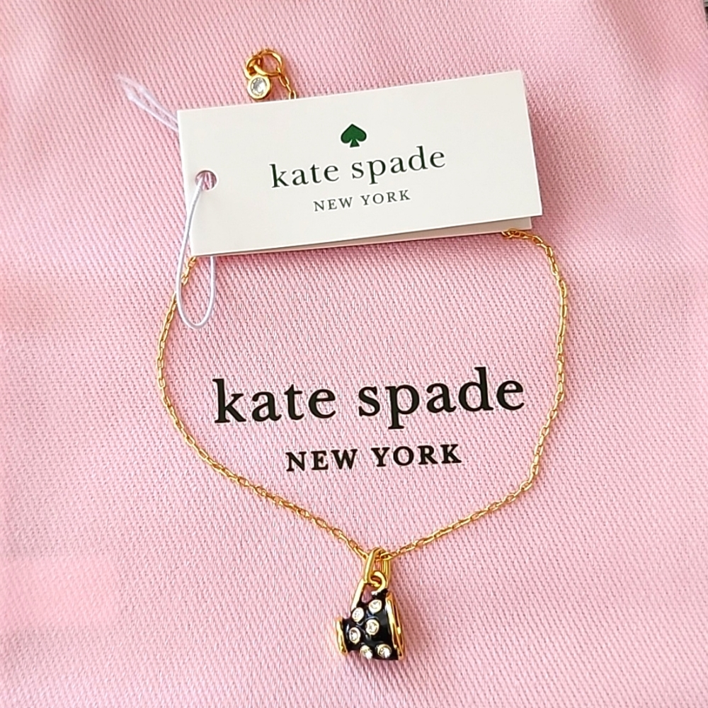 ☕️Kate spade teacup mini pendant necklace NOVELTY